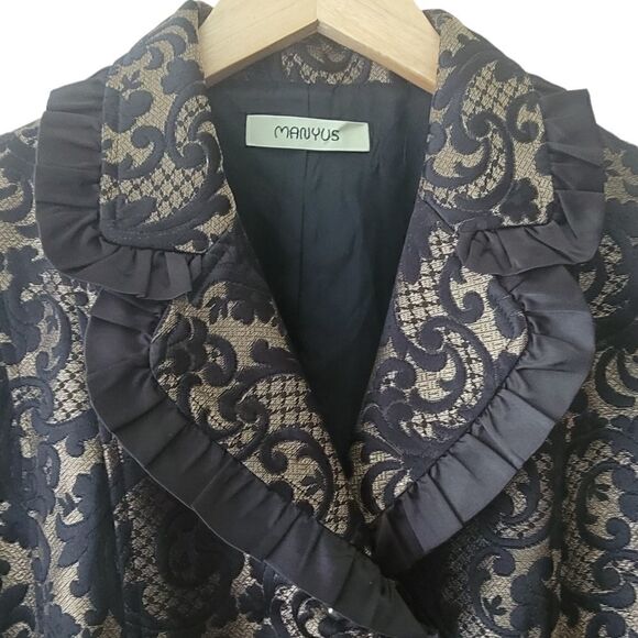 ManyusāWomen'sāButtonāUpĀ JacketāBlazerā-āSizeāXL - Picture 3 of 9